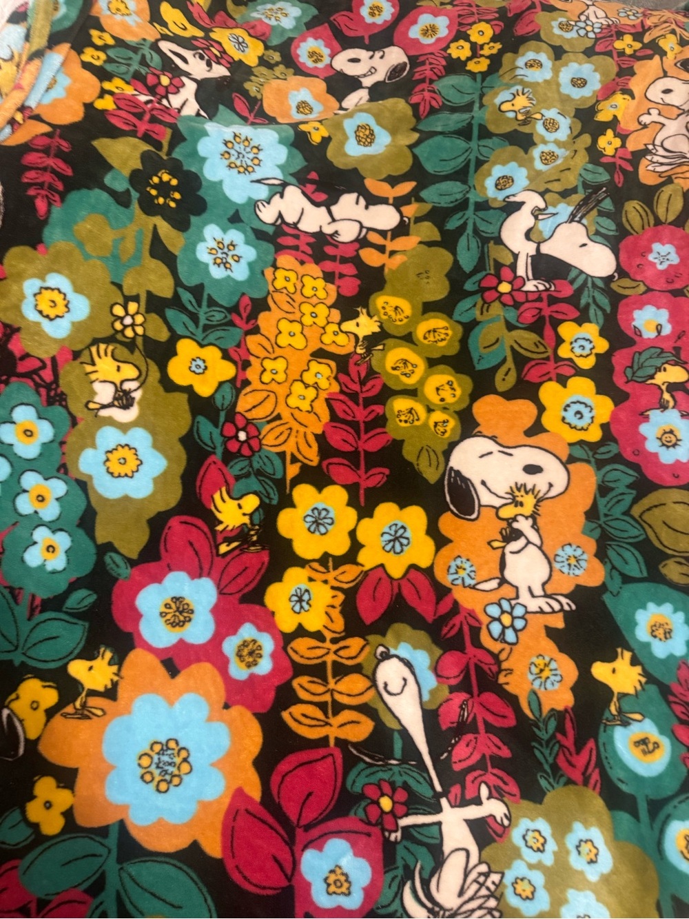 Vera Bradley Snoopy Floral Blanket
